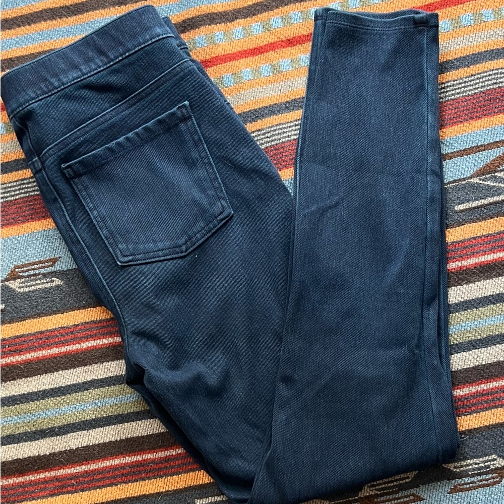 Spanx Jean Jeggings dark wash M stretch 28 waist